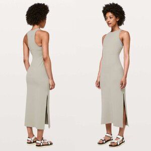 lululemon athletica Sleeveless Midi Dress in beige